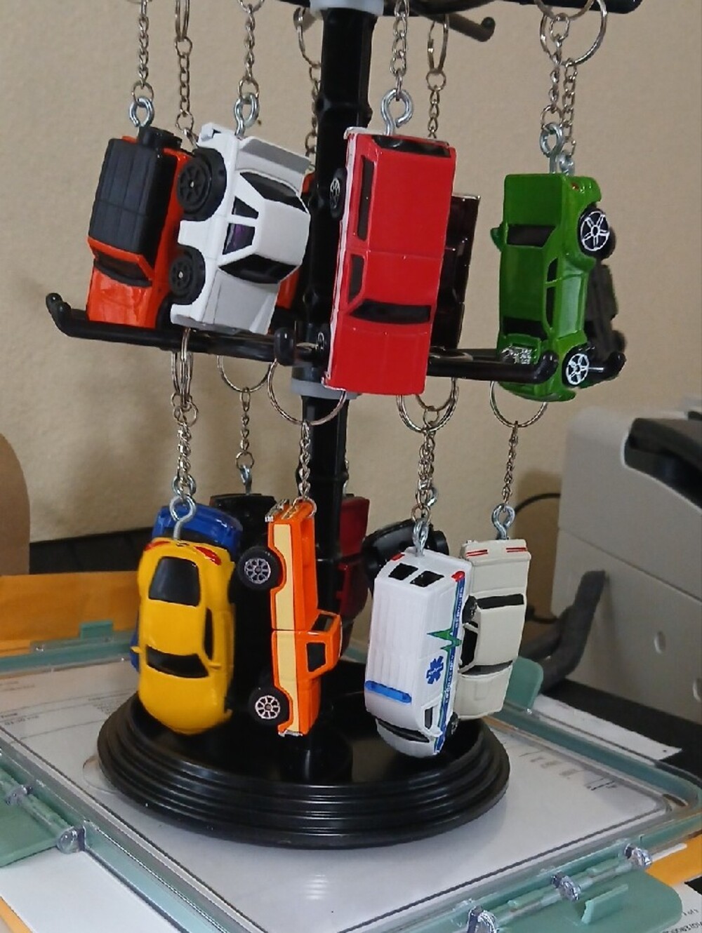 Toy Car Keychain Set  16 Asstd Cars & Trucks) For Resell At Swaps Fleamarkets!
